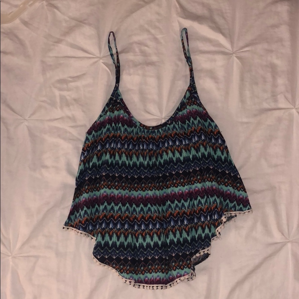 Spaghetti strap crop top